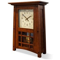 Craftsman Mantel, Craftsman Clocks, Woodworking Plans Clocks, Craftsman Style Furniture, Antique Mantel Clocks, Craftsman Decor, Antique Mantel, Mission Furniture, Craftsman Furniture