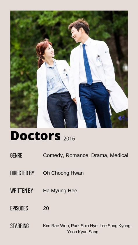 Doctor Kdrama Poster, Kdrama Medical, Good Doctor Kdrama, The Doctors Kdrama, Medical Movies, Kdrama Doctors, Doctors Drama, Doctors Kdrama, Doctor Kdrama