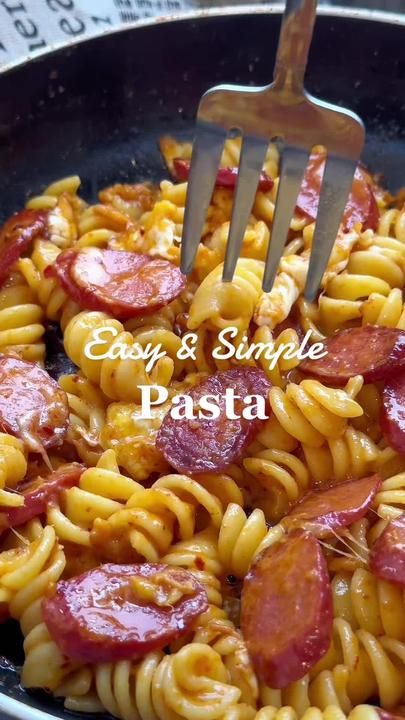 Pasta Easy Dinner, Heart Pasta, Easy Pasta Recipes Quick, Short Recipes, Kids Healthy Lunch Recipes, Quick Pasta Recipes, Simple Pasta, Healthy Food Habits, Easy Pasta Salad Recipe