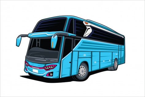 Vector bus illustration | Premium Vector #Freepik #vector #road #bus #speed #trip Vector Bus, Bus Illustration, Bus Mania, Mobil Off Road, Batman Comic Cover, Bus Cartoon, Truk Besar, Mobil Mustang, Mobil Rc