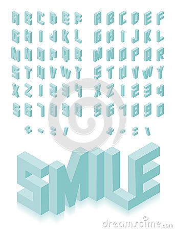 Isometric Alphabet Letters, 3d Typography Design Alphabet, Isometric Lettering, Isometric Alphabet, Typography Design Alphabet, File Illustration, 3d Typography Design, Isometric Grid, Designs Doodles