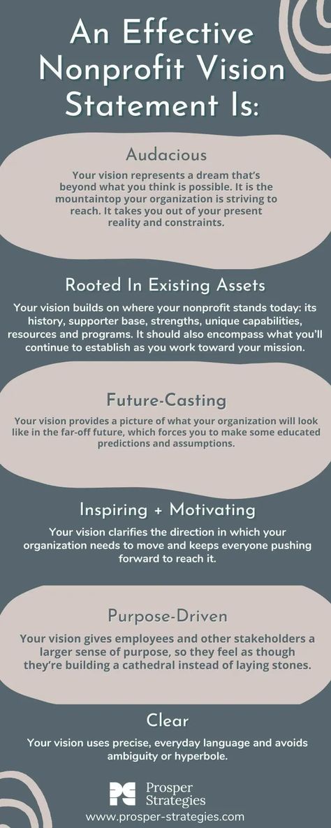 Nonprofit Vision Infographic Grants For Non Profit Organizations, How To Start A Nonprofit, Nonprofit Aesthetic, Nonprofit Advertising, Vision Infographic, Non Profit Business Plan, Non Profit Branding, Nonprofit Branding, Nonprofit Ideas