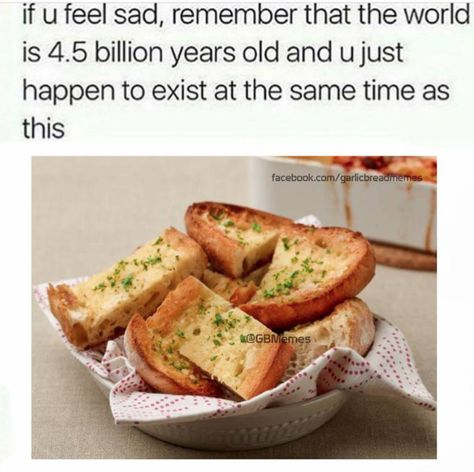 Nothing can top a garlic bread meme. H/T Garlic Bread Memes and Potato Memes. Garlic Bread At Home, Keju Cheddar, Make Garlic Bread, Italian Parsley, Homemade Garlic Bread, Pembuat Roti, Rachael Ray Recipes, White Bread Recipe, Garlic Bread Recipe