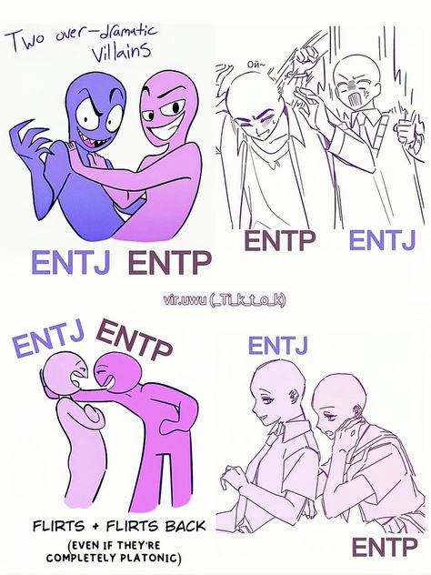 Entp Relationship Dynamics, Mbti Relationships Entj, Entj And Entp Relationship, Entj Romance, Entp X Entj Relationship, Mbti Entj Memes, Entj Entp Relationship, Entp X Entj Fanart, Entj X Entp Ship