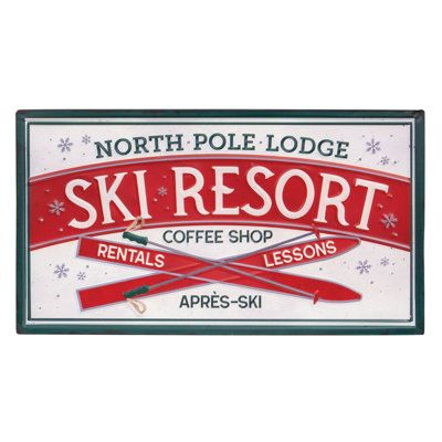 Vintage ski lodge