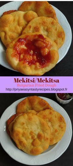 Mekitsa/Mekitsi/Bulgarian Fried Dough Bulgarian Food Traditional, Banitza Recipe, Bulgarian Food Recipes, Bulgarian Recipes Traditional, Bulgaria Food, Bulgarian Food, Eastern European Recipes, Foreign Food, Ukrainian Recipes