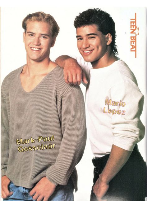 90s Men Fashion, Matthew Lawrence, Mark Paul Gosselaar, Male Art Men, 90’s Nostalgia, Zack Morris, 80s Actors, Joey Lawrence, Mario Lopez