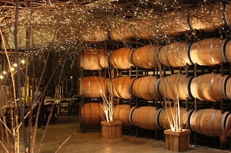 Tasting Room Design Winery, Winery Wedding Decorations, Wine Store Design, Winery Design, Winery Decor, Winery Tasting Room, Barrel Room, Wine Tasting Room, Wine Barrels