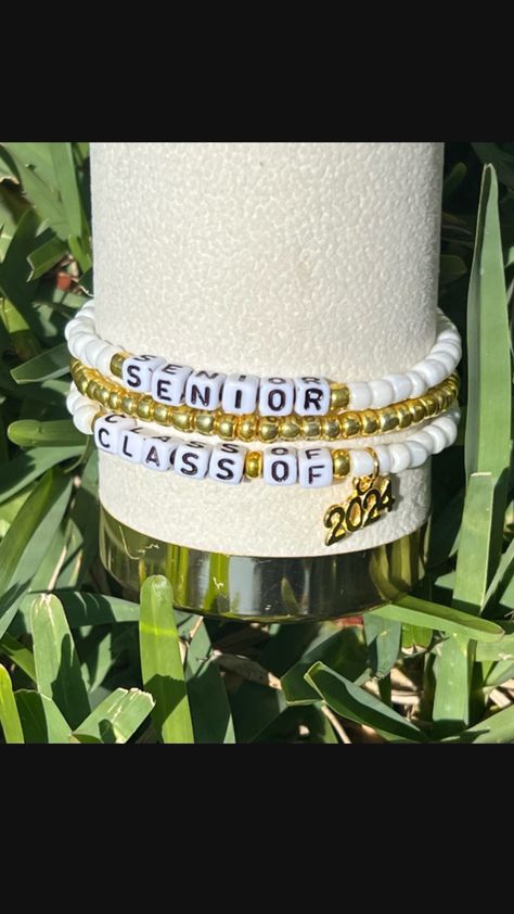 Graduation Gifts. Seniors. Class of 2024. Grad Gifts. Senior Bracelets, Graduation Bracelet Ideas, Senior Year Graduation, Etsy Bracelets, Graduation Bracelet, Class Of 2024, Bracelet Ideas, Grad Gifts, Senior Year