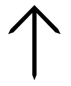 Teiwaz Rune Meaning, Tiwaz Rune Tattoo, Tyr Symbol, Wunjo Rune Tattoo, Tiwaz Rune, Ehwaz Rune Meaning, Ehwaz Rune, A Heart's A Heavy Burden, Viking Tattoos For Men