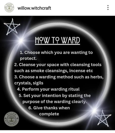 Protection Wards For Self, Wards In Witchcraft, Protection Wards For Home, Transmutation Ward, Warding Witchcraft, Warding Spell, Witchy Spells, Divination Witch, Witchy Business