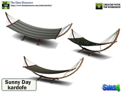 Sims 4 Hammock, The Sims 4 Pack, Rest And Recovery, Sims 4 Tsr, Cc Sims4, Cc Furniture, The Sims 4 Packs, Casas The Sims 4, Sims 4 Teen