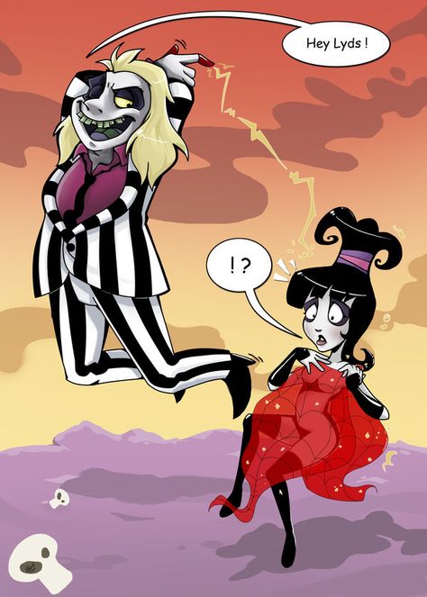 Beetlejuice and Lydia by ~Jenovita on deviantART Lydia X Beetlejuice, Beetlejuice X Lydia, Lydia And Beetlejuice Fanart, Beetlejuice And Lydia, Cartoon Lydia Deetz, Lydia Beetlejuice Musical Fanart, Lydia Beetlejuice Cartoon, Beetlejuice Animated, Beetlejuice Cartoon Lydia