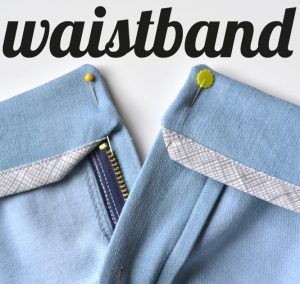 Sandbridge Sew Along Day 5: Waistband - Hey June Handmade Waist Band Sewing, Make Waistband Bigger, Sewing An Elastic Waistband, Hand Sewing Elastic Waistband, Waistband Sewing, Sew Elastic Waistband, Household Sewing Projects, Sewing Trousers, Pant Sewing