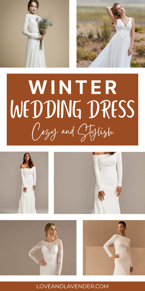 Brides tying the knot in the chilly season, look no further! ❄️👰 Here are 5 unique winter wedding dress ideas for 2024 that blend elegance with warmth. From luxurious long-sleeve lace gowns to velvet and faux-fur accents, these dresses ensure you stay cozy without sacrificing style. Embrace the magic of winter with a dress that’s as breathtaking as a snowy landscape! 💍✨ #WinterWeddingDress #BridalFashion2024 Winter Casual Wedding Dress, Winter Wedding Dress Fur Coats, Wedding Dresses For Winter, Winter Wedding Dress Ideas, Winter Wedding Dresses, Winter Wedding Gowns, Long Sleeve Lace Gown, Wedding Sites, Elegant Bridal Gown