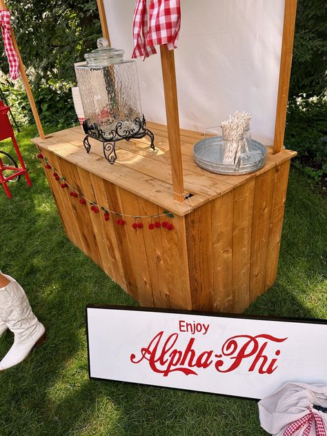 Coke Bid Day Theme, Bid Day Accessories, Formal Recruitment Themes, Miss American Pie Bid Day, Cherry Bid Day Theme, Baseball Bid Day, Unique Bid Day Themes, Alpha Phi Bid Day, Flower Picnic