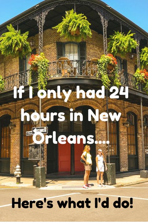 Only have 24 hours in New Orleans? We've got you covered on the can't miss things to do while you are in New Orleans. Read the blog now! Nola Trip, New Orleans Vacation, Louisiana Travel, Visit New Orleans, New Orleans Travel, Birthday Trip, Big Easy, New Orleans Louisiana, Family Vacations