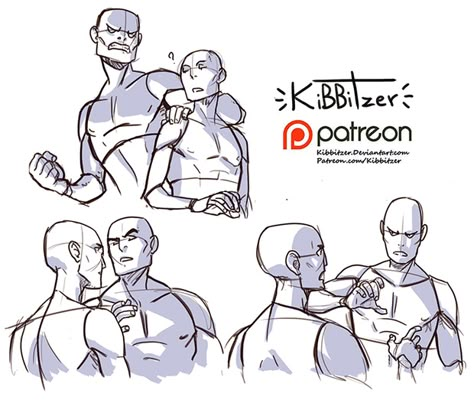 interactions reference sheet -PREVIEW- | kibbitzer on Patreon Someone Punching Someone Reference, Punching Someone Reference, Punch Reference Pose, Punching Drawing Reference, Kibbitzer Poses, Punch Drawing Reference, Punching Poses, Punching Reference, Punching Pose Reference