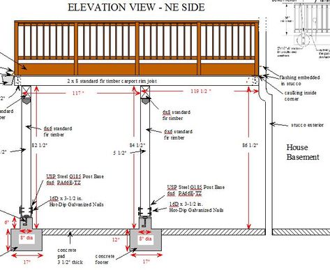 Front Porch Southern, Carport Addition, House Expansion, Addition To House, Porch Wedding, Garage Deck, Daylight Basement, Trail Ideas, Carport Patio