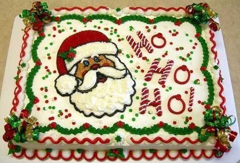 Freehand Design, Winter Cakes, Best Birthday Cake, Santa Cake, Sparkle Cake, Christmas Themed Cake, Cake Decorating For Beginners, Christmas Cake Designs, 4th Birthday Cakes