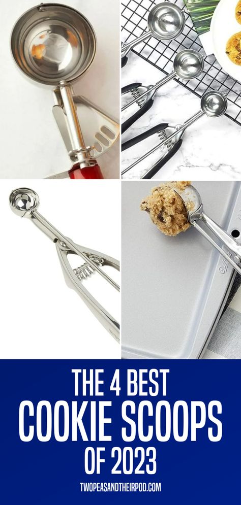 I often get asked, “What is the best cookie scoop?” Today, I am going to share my favorite cookie scoops for baking the BEST cookies! Cookie Cookbook, Bite Size Cookies, Ultimate Cookies, Smores Cookies, The Best Cookies, Oatmeal Cookies Chewy, Peanut Butter Oatmeal Cookies, Big Cookie, Best Cookies