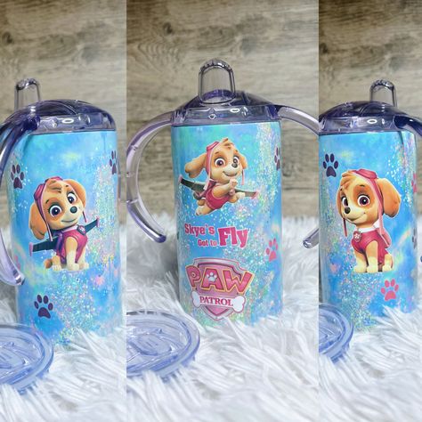 Paw Patrol Tumbler, Kids Tumbler, Sippy Cup, Tumbler Cups Diy, Tumbler Cups, Paw Patrol, Water Bottle, Tumbler, Vinyl