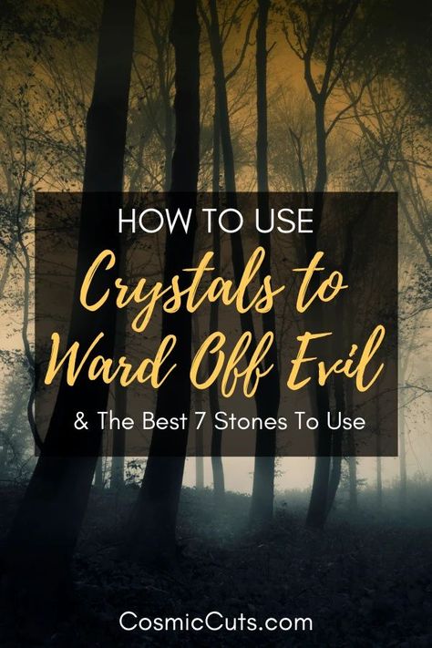 If you’re wondering the best ways to use crystals to ward off evil, look no further. In this article, we’re diving into the best tips and tricks so you can feel safe and protected. The more you understand about using crystals to ward off evil spirits, the more protection from evil you will have. #crystalstowardoffevil #crystalstowardoffevilspirits #protectionfromevil https://cosmiccuts.com/blogs/healing-stones-blog/how-to-use-crystals-to-ward-off-evil Positive Energy Crystals, Using Crystals, Protection From Evil, Bad Spirits, Spiritual Attack, Hag Stones, Magical Life, Evil People, Protection Crystals