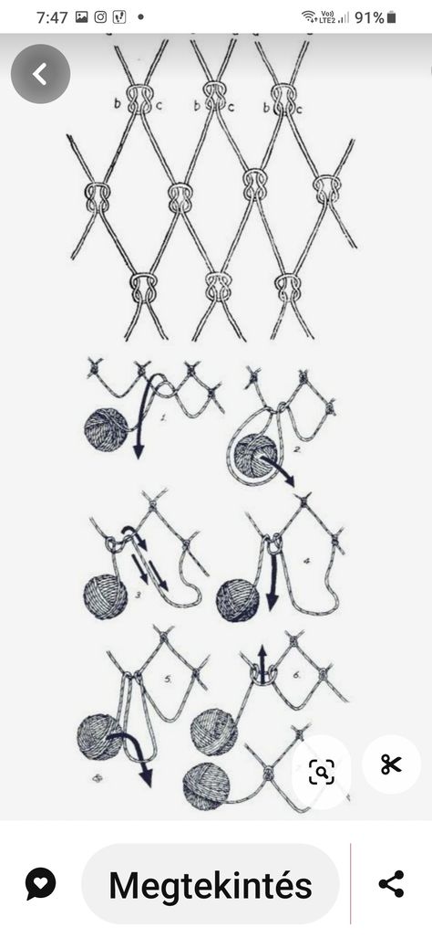 Net Making, Knots Guide, Macrame Knots Tutorial, Teneriffe, Knots Diy, Knots Tutorial, Rope Knots, Macrame Knot, Macrame Patterns Tutorials