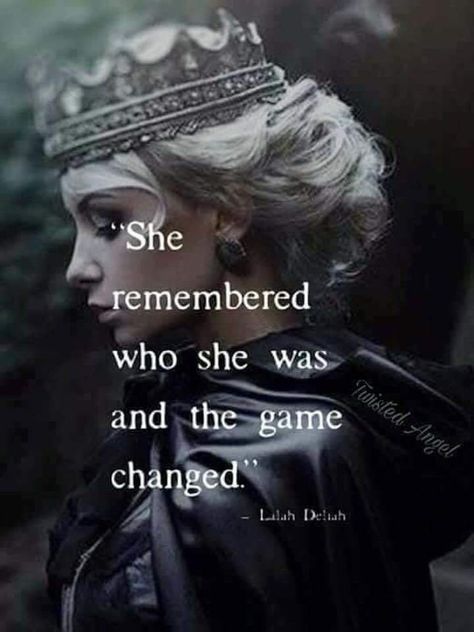 She remembered who she was and the game changed #standout #inspirationalquotes #courage #entrepreneurmindset Warrior Quotes, Soul Quotes, Badass Quotes, Queen Quotes, Deep Thought Quotes, A Quote, Attitude Quotes, Girl Quotes, Pretty Quotes