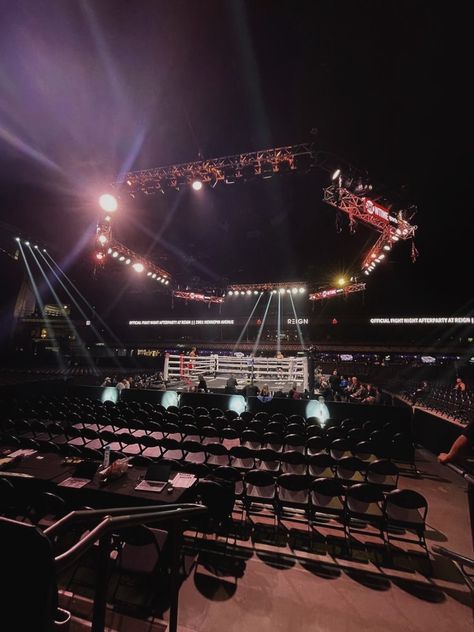 Boxing Arena Aesthetic, Boxing Ring Aesthetic, Aesthetic United States, Arena Aesthetic, Minneapolis Aesthetic, Boxing Arena, 2024 Energy, Boxing Rings, Boxing Ring