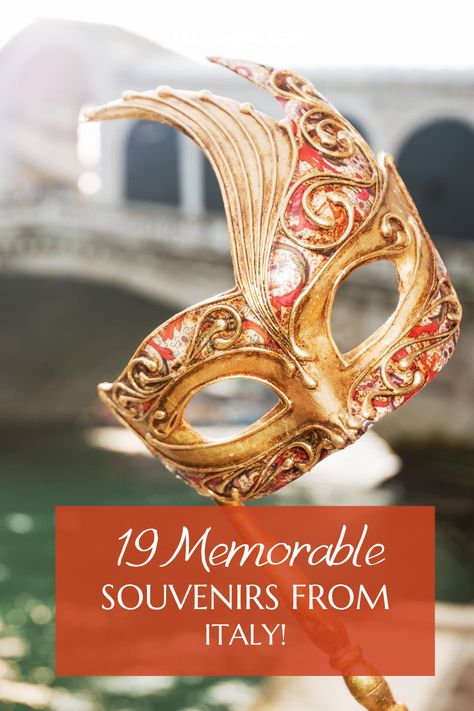 Italy Souvenirs: 19 Special Italian Souvenirs and Momentos to Buy in Italy! | Travel-Boo Europe Travel Blog Venice Italy Souvenirs, Best Souvenirs From Italy, Italy Souvenirs, Souvenirs From Italy, Italian Souvenirs, Italy 2023, European Trip, Visiting Italy, Mediterranean Cruise