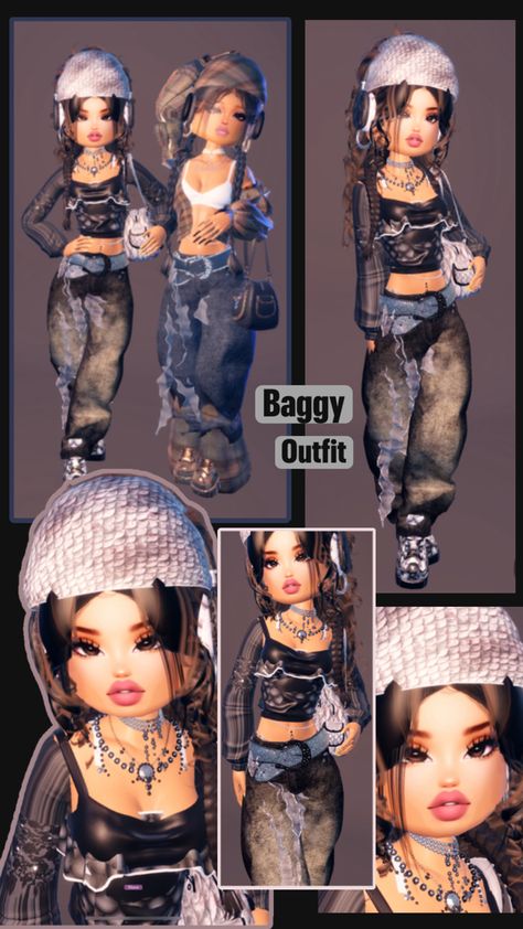 Baggy Baggy Girls Outfit, Code Dress, Dti Codes, Roblox Dress, Baggy Dresses, Dti Hacks, Grunge Outfit, Aesthetic Roblox Royale High Outfits, Dti Outfits