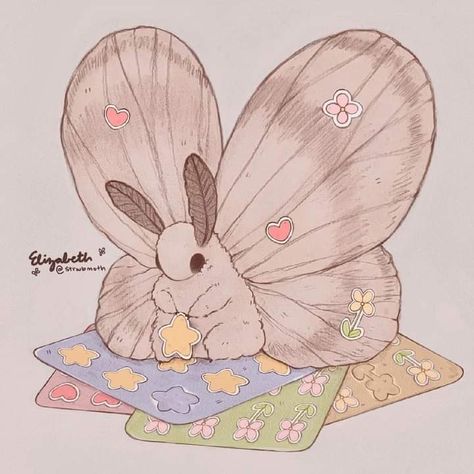 Artist name is in picture #moth Moth Drawing Reference, Cute Moth Art, Gothic Tattoos, Moth Drawing, Cute Moth, Moth Art, Big Animals, Sketch Ideas, Bright Ideas