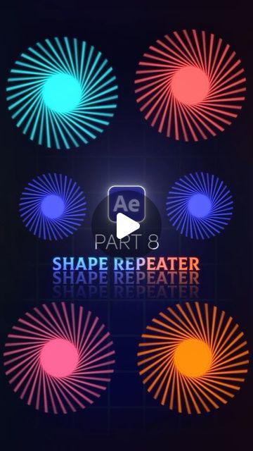 Motion Flix on Instagram: "🇦 🇪 🇵 🇦 🇷 🇹  8⃣

How to use "Shape Repeater" in Adobe After Effect

For more AE tips and tricks, follow me and turn on post notifications! ➡️ @motionflix94

Share on your story 📲, leave a comment 💬, and make sure to save it! 🌟✨

#aftereffects #shape #tutorial #textanimation #motiondesign #typography #animation #getinspired #aftereffectstutorial #design #creativity #dailytips #motionflix" Typography Animation, After Effect, Text Animation, After Effects, Motion Design, Being Used, Your Story, Tips And Tricks, How To Use