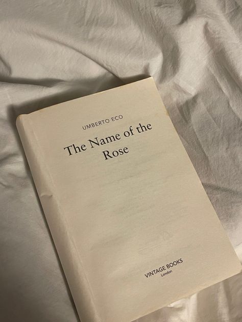 Literature, book classics, books aesthietic The Name Of The Rose Book, Book Classics, Heavy Crown, The Name Of The Rose, Name Of The Rose, Rose Book, Umberto Eco, What To Read, The Rose