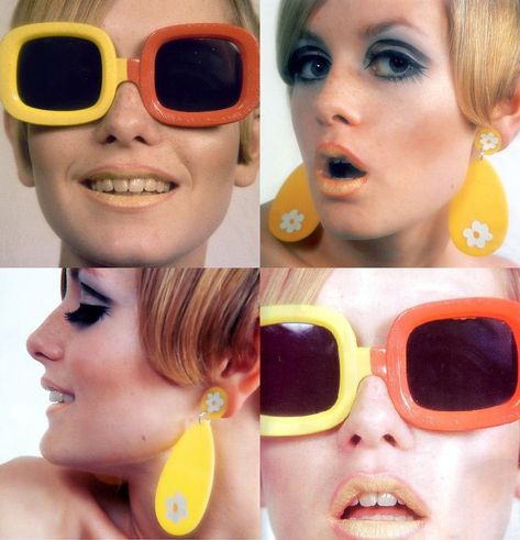 70s Aesthetic Fashion, 60s Glasses, Twiggy 60s, 1960s Outfit, Retro 70s Fashion, Vintage Outfits 60s, Aesthetic Vintage Outfits, 60s Aesthetic, 60s Girl