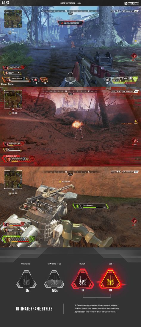 ArtStation - Apex Legends: In Game HUD UI Concepts, Brandon Pirruccello Samurai Games, Sci Fi Games, Game Gui, Cute Relationship Texts, Visual Style, Fps Games, Video Game Development, Battle Royale Game, Game Interface