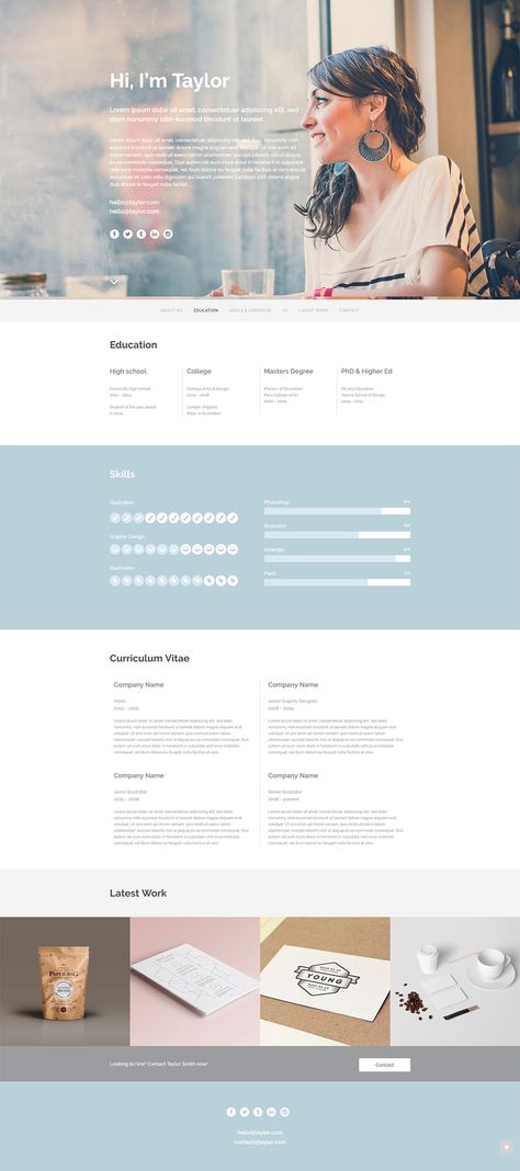 Resume Website Design, Portfolio Design Website, Online Resume Website, Wix Portfolio, Online Portfolio Design, Resume Website, Cv Website, Webdesign Portfolio, Personal Website Design