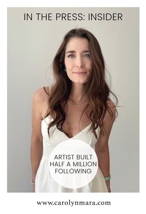 I'm an artist with more than half a million followers on TikTok and Instagram. Here's how I genuinely connect with my audience to grow my customer base. Carolyn Mara, Followers On Tiktok, Million Followers, Photography Help, Creating Artwork, Performance Artist, Art Series, Creative Entrepreneurs, An Artist