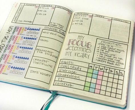 Top saved idea around bullet journals, perfect for hacking your way to a more organized back-to-school season. Bullet Journal Weekly Layout, Monthly Tracker, To Do Planner, Bullet Planner, Bullet Journal Weekly Spread, Bullet Journal Layout, Bullet Journal Inspo, Journal Layout, Journals & Planners