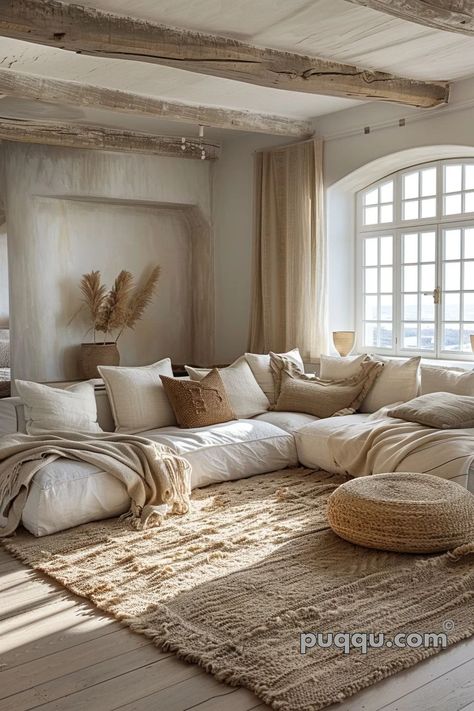 Scandinavian Interior Design: Elevate Your Space with Nordic Elegance - Puqqu Scandi Boho Living Room, Modern Mexican Home, Japandi Living Room, Japandi Living, Christmas Decorations Living Room, Scandinavian Interior Design, Meditation Room, Boho Living, French Decor