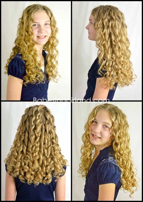 Amazing Curls with Curlformers from BabesInHairland.com #curls #curlformers #hair Get Prettier, No Heat Curls, Heat Curls, Curl Formers, Ringlet Curls, Curling Straight Hair, Curls No Heat, Extra Long Hair, No Heat Hairstyles