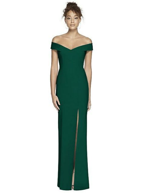 Crepe Bridesmaid Dress, Hunter Green Bridesmaid Dress, Dark Green Bridesmaid, Dessy Bridesmaid Dresses, Dark Green Bridesmaid Dress, Green Bridesmaid Dress, Dessy Collection, Designer Bridesmaid Dresses, The Flare