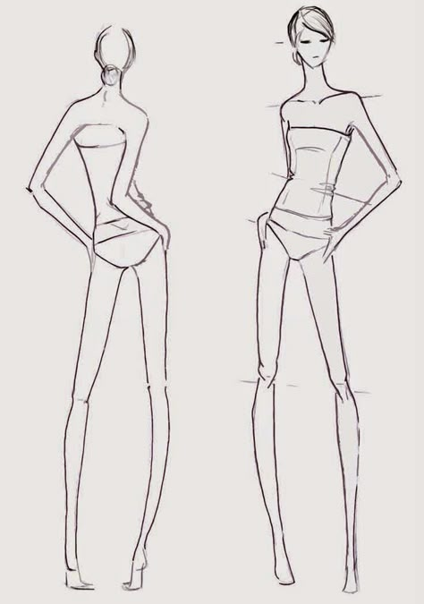 Pin on آناتومی Full Body Base Drawing Front And Back, Fashion Poses Drawing, Body Sketches Pose, Pose Mannequin, Fashion Sketch Template, Fashion Illustration Template, Fashion Model Drawing, Fashion Figure Templates, 90s Japanese Fashion