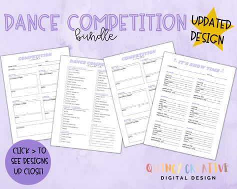 Excited to share the latest addition to my #etsy shop: Dance Competition Checklist Bundle Purple/ Dance Performance Checklist/ Dance Team Checklist/ PRINTABLE https://etsy.me/3BXeFUr #dancer #danceteacher #dancecompetition #dancemom #dancechecklist #competitionlist #da Dance Competition Checklist, Team Snacks, Checklist Printable, Team Coaching, Dance Team, Dance Teacher, Tiny Dancer, The Happy Planner, Dance Teams