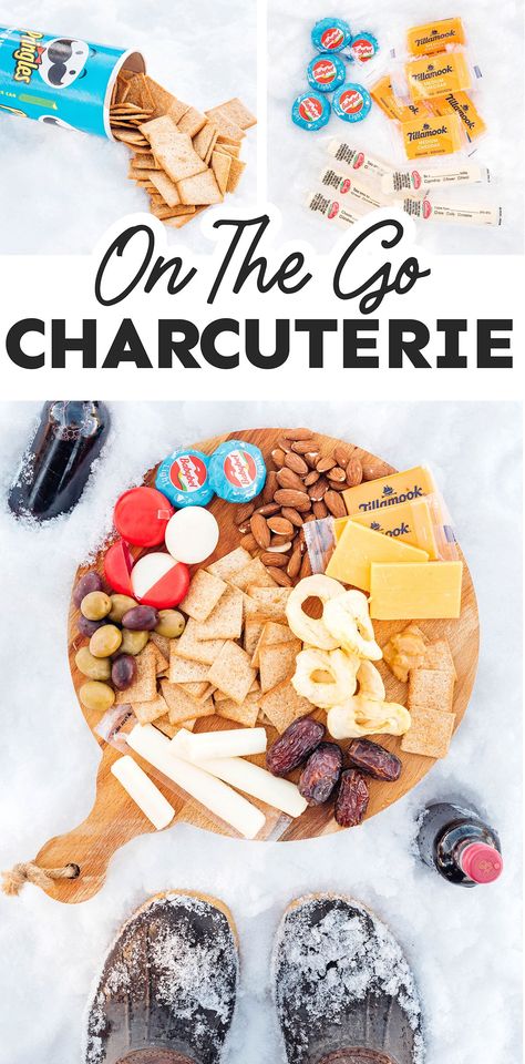 Ski trip on the horizon? Take along a Ski Hill Charcuterie board for a cost-effective and delicious way to fuel up in between slopes! This on the go snack is perfect for hiking, camping, or any adventure! Ski Snacks, Homemade Energy Bites, Vegetarian Christmas Recipes, Babybel Cheese, Christmas Main Dishes, Cheese Recipes Appetizers, Chocolate Covered Nuts, Vegetarian Christmas, Family Snacks