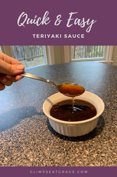 110 Asian ideas in 2022 | recipes, food, asian recipes Easy Teriyaki Sauce Simple, Quick Terriaki Sauce, Terriaki Sauce How To Make, Simple Teriyaki Sauce Recipe, Terriaki Sauce Easy, Sweet Soy Sauce Glaze, Terriaki Marinade, How To Make Teriyaki Sauce, Home Made Teriyaki Sauce