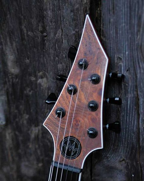 Guitar Headstock Design, Decorative Guitar, Bass Headstock, Headstock Design, Pegboard Design, 7 String Guitar, Guitar Headstock, Luthier Guitar, Electric Guitar Design