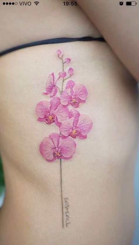 Unleash your creativity with our unique collection of tattoo sketches! Color Orchid Tattoo, Pink Orchid Tattoo, Orchid Tattoo Color, Orchid Tattoo Design, Purple Orchid Tattoo, Orchid Tattoo Meaning, Orchid Flower Tattoos, Orchid Tattoo, Daisy Tattoo