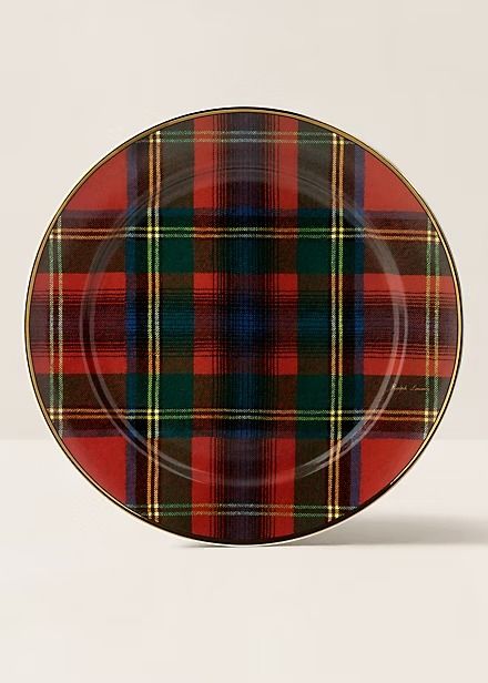 Alexander Charger Ralph Lauren Christmas Decor, Ralph Lauren Christmas, Christmas Dinnerware, Tartan Christmas, Romantic Candles, Charger Plate, Dinner Is Served, Charger Plates, Ralph Lauren Home